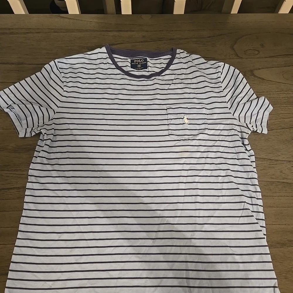 Polo Ralph Lauren 100% Cotton T-shirt Striped CrewNeck Tee Shirt $45 - $55